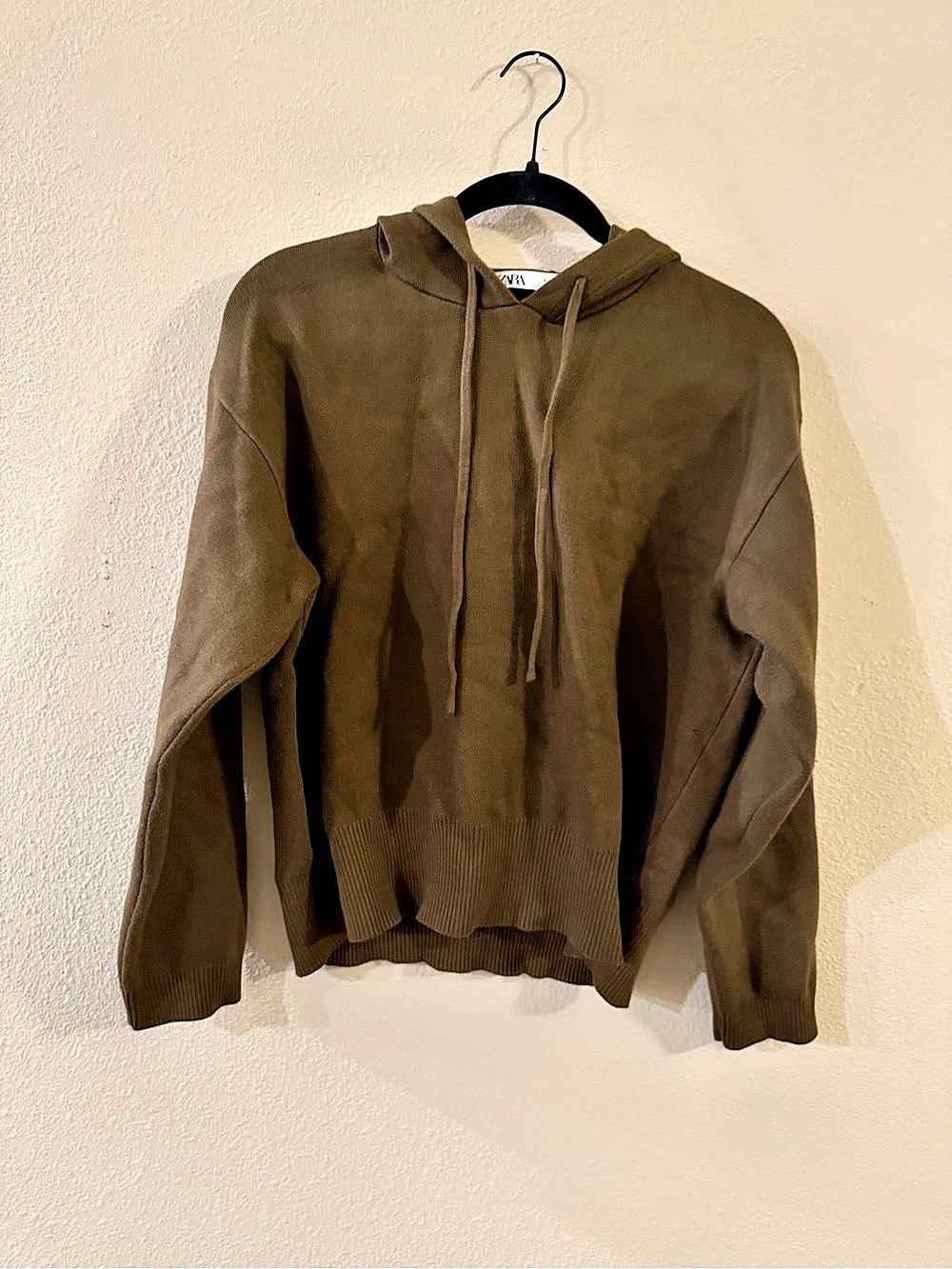 Zara Brown Hoodie Size Medium Like New